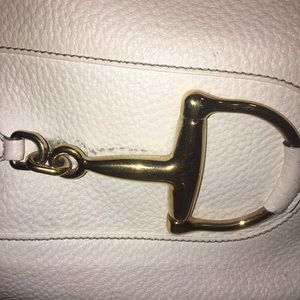 Gucci hobo bag with horsebit accent.